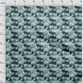 thumbnail image 4 of oneOone Georgette Viscose Cream Fabric Abstract Floral Sewing Craft Projects Fabric Prints By Yard 42 Inch Wide, 4 of 5