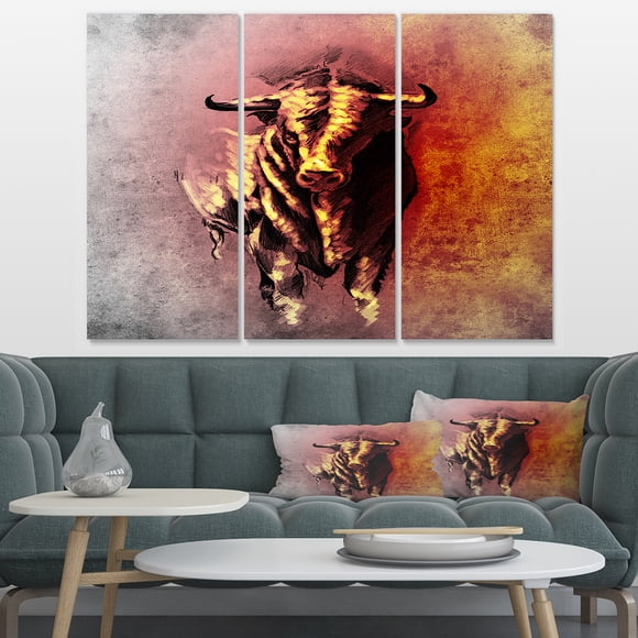 Design Art - Spanish Bull Tattoo Sketch