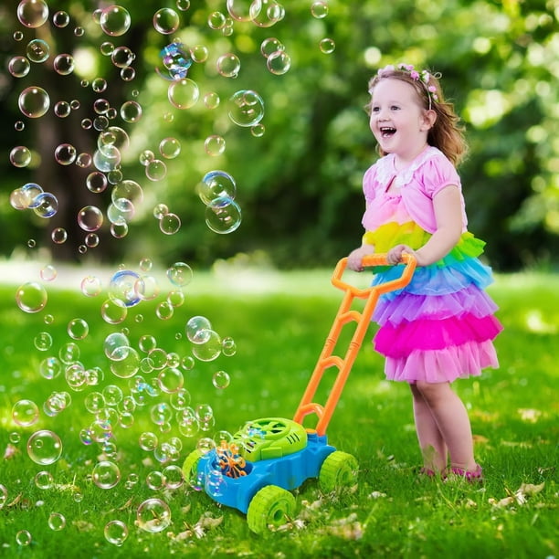 Tondeuse à Bulles Pour Enfants – Jouet D'extérieur Avec Bruit Moteur, Pour Garçons Et Filles Dès 1 An, Jardin, Plage