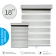 thumbnail image 2 of Hauz 1836GRYCD - 18'' X 36'' Alternating Shade Window Shade, Cordless, Grey, 2 of 3