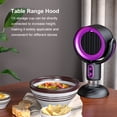 thumbnail image 4 of relayinert Ventilateur d'Extraction Compact Hotte de Cuisinière Rétractable pour Cuisine Fabrication Flexible Noir (version USB), 4 of 6