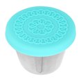 thumbnail image 2 of Salad Dressing Container, Essential Oil Container Silicone Lid Storage 70ml Stainless Steel  For Beauty Salon For Picnic Mint Green Lid, 2 of 8