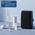 thumbnail image 3 of HOMCOM 14000 BTU AC Unit, Portable Air Conditioner with WiFi Control, Black, 3 of 10