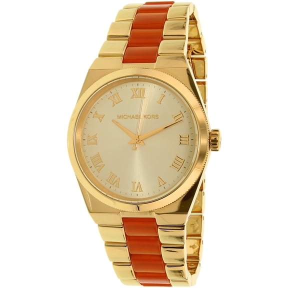 Michael Kors Women's Channing MK6153 Gold Metal Quartz Fashion Watch
