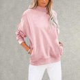 thumbnail image 1 of 2023 Chandail à Capuchon Surdimensionné pour Femmes, Mode Décontractée, Couleur Unie, Chandail à Capuchon avec Poche, Costumes d'Halloween/Noël, Rabais de 50 % Liquidation, 1 of 6