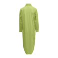 thumbnail image 5 of Kcodviy Chemise-Robe Unie pour Femme Robes pour Femmes pour le Travail Jupe Longue Décontractée Longues Robes pour Femmes Décontractées d'Été Robe Cardigan à Manches, 5 of 5
