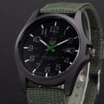 thumbnail image 2 of Mens Date Stainless Steel Military Sports Analog Quartz Wrist Watch, 2 of 9