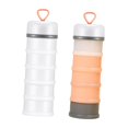 thumbnail image 2 of Lipstore 2 Pieces Protein Powder Containers Milk Powder Container for Office Exercise White and Pink, 2 of 8