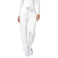 thumbnail image 3 of Adar Uniforms Unisex Natural-Rise Drawstring Tapered Leg Pants Petite, 3 of 6