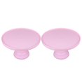 thumbnail image 1 of AMERTEER 2pcs Birthday Wedding Party Cake Display Plate Party Cupcake Storage Stand, 1 of 6