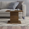 thumbnail image 2 of vidaXL Coffee Table Brown Oak 55.5x55.5x40 cm Engineered Wood, 2 of 4