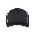 thumbnail image 3 of Richardson Pulse Sportmesh avec Casquette R-Flex, S-M, Contraste Noir-Blanc, 3 of 3