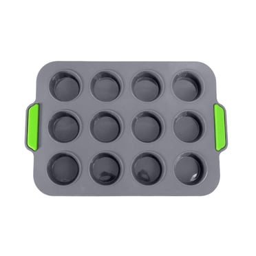 Moules à Muffins à Moins de 5 $! Cagogo Moules à Muffins en Silicone pour la Cuisson, Moules à Bouchées d'Oeufs, Moules à Cupcakes 12 Format Régulier, Moules à Muffins Faciles à Faire Éclater Antiadhésifs Non Toxiques pour Four