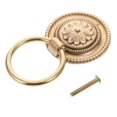 thumbnail image 2 of 1pc Brass Drawer Knob Delicate Pull Knobs Vintage Drawer Decorative Handle, 2 of 9