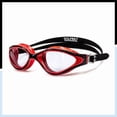 thumbnail image 1 of Dolfino Pro Performa Adult Swim Goggle - Red/Black, 1 of 6