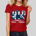thumbnail image 2 of Womens Long Sleeve Tops Polyester Shirts for Women Long Sleeve Loose Work Tops Women Tees Women Plain Short Sleeve Shirts for Women Lightweight T Shirts Women Tunics for Women Summer Shirts for, 2 of 4