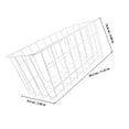 thumbnail image 2 of CATIEBYE Stackable Freezer Baskets Wall-Mounted Freezer Storage Basket Iron Breathable Mesh Design Kitchen Use 1Set, 2 of 8