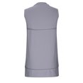 thumbnail image 4 of FAIWAD Women's Sleeveless Tank Tops Summer V Neck Button Down Tops Irregular Hem Lightweight Tops, 4 of 6