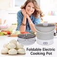 thumbnail image 1 of TIMIFIS Folding Hot Pot Boiling Pot Portable Folding Hot Pot Travel Hot Pot Kettle Kitchen Utensils, 1 of 8