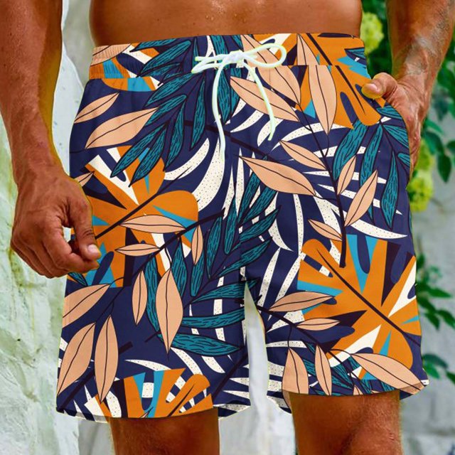Cameland Short Décontracté de Plage à Imprimé Spécial pour Hommes