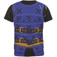 thumbnail image 2 of T-shirt pour Homme à Imprimé Intégral de Costume d'Halloween Samurai, 2 of 2