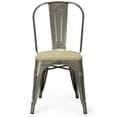 thumbnail image 4 of Chaise de salle à manger Tolix Roch en métal, ensemble de 4 chaises en métal, 4 of 5