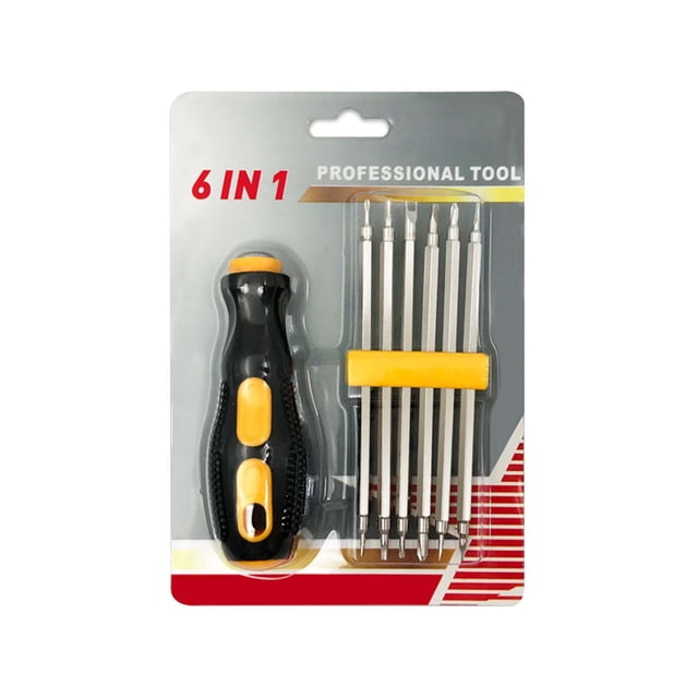 Precision Screwdriver Set 6-In-1 Yu-Shaped Shaped Multi-Function Household Disassembly Screwdriver 12-In-1 Screwdriver Set Small Screwdriver Set