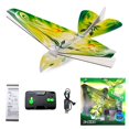 thumbnail image 1 of Green 2.4G Remote Control Flapping Wing Bird Toy with LED Lights - 50M Range, 14G Lightweight Design, Built-in Lithium Battery, 15-20 Min Charging, 4 AA Batteries Included, Multiple Protection, 1 of 6