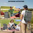 thumbnail image 3 of Bohemian Style Insulated Cooler Backpack - 20L Soft Cooler Bag, Boho Chic Design for Outdoor, 3 of 6