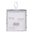 thumbnail image 2 of Luxury Designs set de 3 goujons en argent sterling, 2 of 5