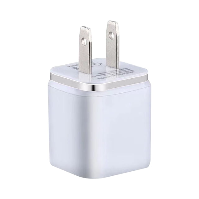TACILIP Double Port USB Wall Plug Brick Charging Box Adapter Double USB Charger Block USB Wall Charger with Charging Cell Phone Wall Chargers for Travel, Birthday Gifts