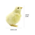 thumbnail image 5 of EGNMCR Easter Decorations For The Home Easter Decor Imitation Chicken Plush Toy Doll Children's Teaching Easter Model Chicken Model Decoration Easter Decorations, 5 of 5