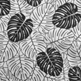 thumbnail image 1 of oneOone Polyester Spandex Black Fabric Tropical Sewing Material Print Fabric By The Yard 56 Inch Wide, 1 of 4