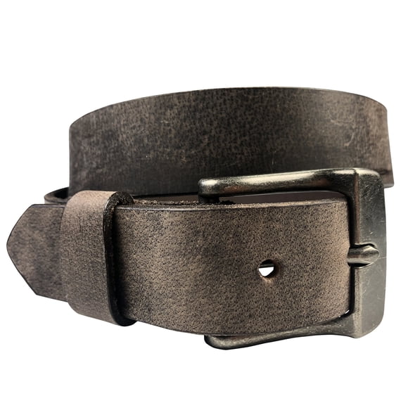 Ceinture en Cuir de Buffle Uni Crazy Horse 1,25 Pouces(32 mm) Faite à la Main au Canada par Zelikovitz Taille : 30 pour Taille de 28 Pouces