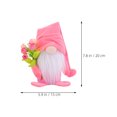 thumbnail image 2 of OULII Lovely Gnome Pink Fill Cotton Party Favor For Valentines Day 1Set, 2 of 8