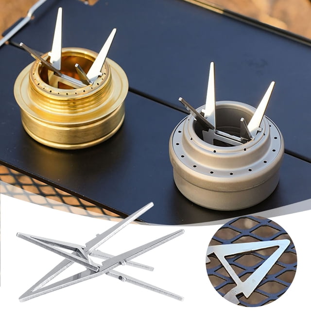 Camping Gear Stove Stand Stainless Steel Foldable Rack Support for Outdoor Activities Lightweight Cooking Base for Hiking and Camping