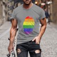 thumbnail image 1 of Qertyioot T-shirt à Manches Courtes Imprimé pour Hommes, Col Rond, Mode Décontractée, Manches Courtes, Économies d'Été, 1 of 5