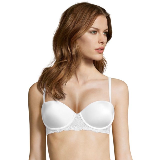 Maidenform Womens Love the Lift Push-Up Balconette Underwire Bra, 34A, White