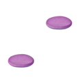 thumbnail image 2 of QualitChoice Coussin de Siège Portable de Remplacement Rond Relaxant Respirant Doux pour Maison Bureau Fauteuil Canapé Tapis Accessoires Violet 2 Pcs, 2 of 6