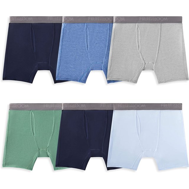 Fruit Of The Loom Boxeurs pour Hommes 360 Stretch Coolsoft Assortis 6 Pack, 2TG