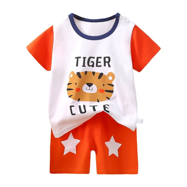 Akiihool Spring Outfit for Toddler Boy Super Soft Tank Top & Shorts 2-Piece Set (Hot Pink,2-3 Years)