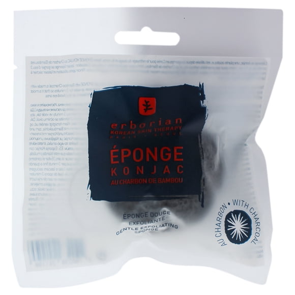 Éponge de Konjac au Charbon par Erborian pour Femmes - Éponge de 3,5 oz