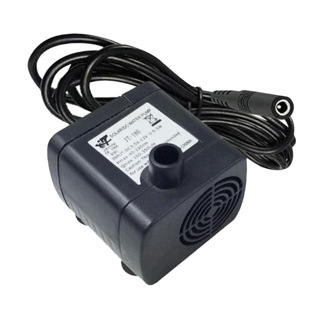 Xuanheng brushless dc micro pump solar-powered , water dispenser, and computer Black 12V