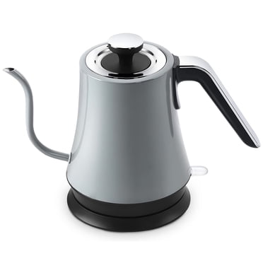 Toytexx 1L Gooseneck Electric Kettle, Stainless Steel, Auto Shut-Off, Boil-Dry Protection, 1000W