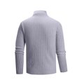 thumbnail image 4 of fatyb Chandail pour Hommes à Col Roulé Décontracté Tricoté Extensible à Manches Longues Hauts Chauds d'Automne Hiver pour Hommes, 4 of 5