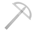 thumbnail image 4 of Protractor Ruler Goniometer Ruler Stainless Steel Angle Finder 0-180 Degree Stainless Steel Protractor Goniometer Angle Finder Gauge 15cm Ruler 150 X 200mm, 4 of 8