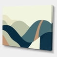 thumbnail image 3 of Designart Abstract Geometric Landscape With Hills Canvas Wall Art, 3 of 4