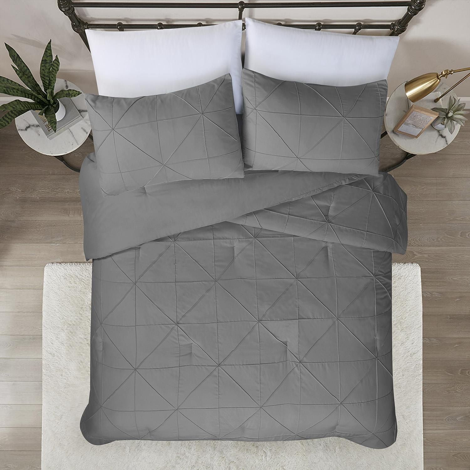 3 Pieces Hartford Pintuck Comforter Set