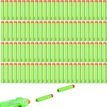 Paquet de Recharge de Balles de 100 Fléchettes pour Nerf N-Strike Elite 2.0 Series – Compatible avec Tous les Blasters Elite Vert