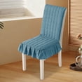 thumbnail image 4 of Polyester Chair Covers 90x45cm Thickened Quilted Chair Covers Full-Coverage Stool Set in Blue 1-Piece Protective Slipcovers(Blue) Rkxzt, 4 of 9